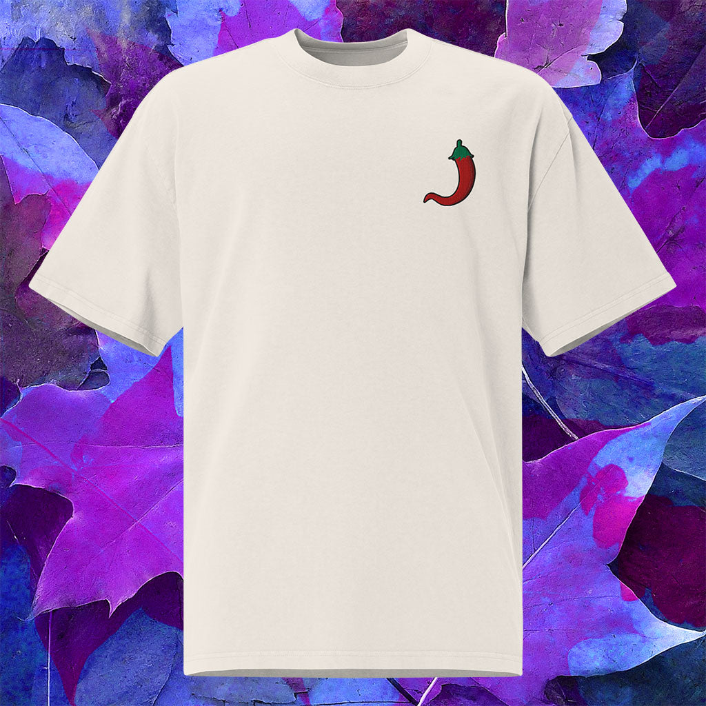 SLIME! Premium Embroidered Tee - Hot Chilli