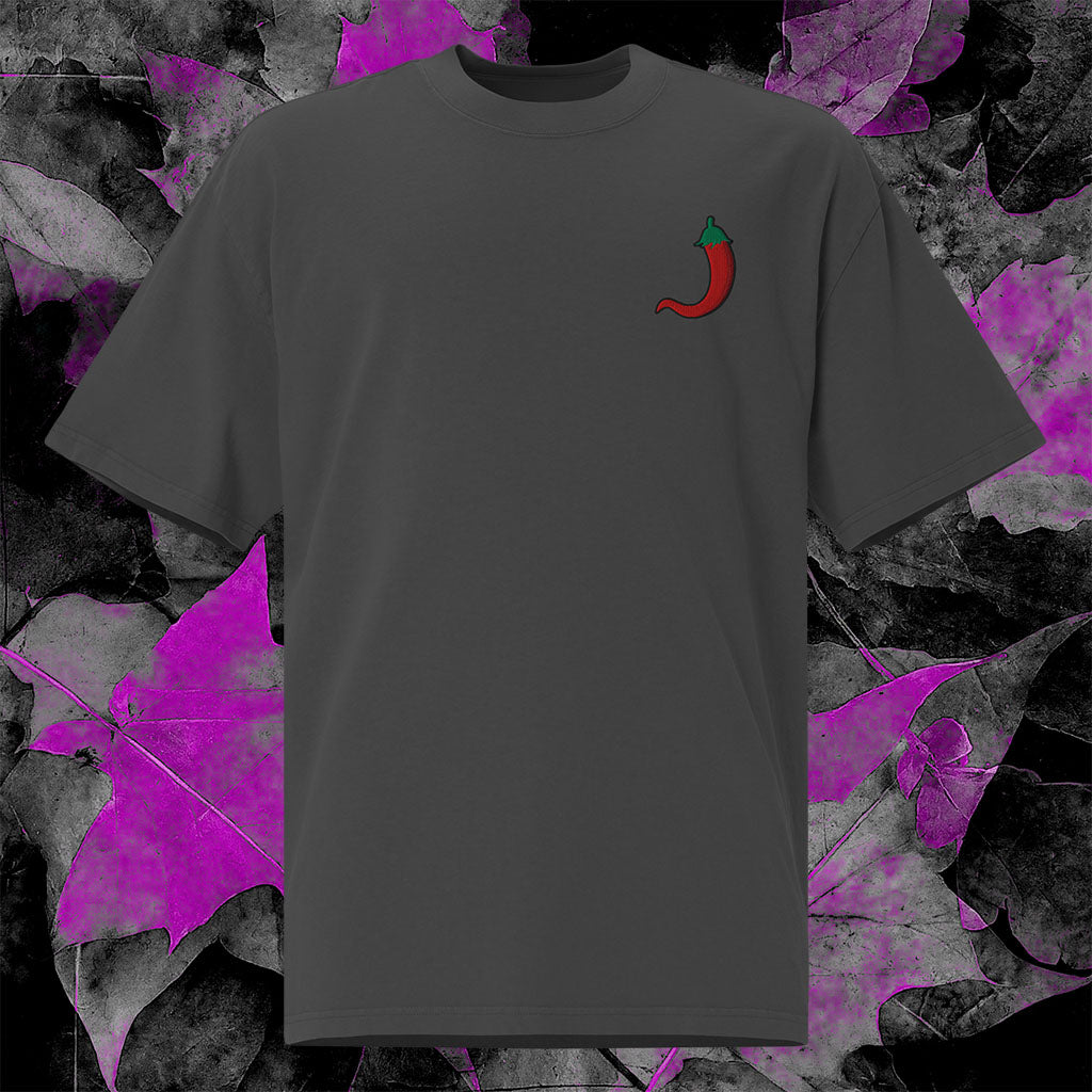 SLIME! Premium Embroidered Tee - Hot Chilli