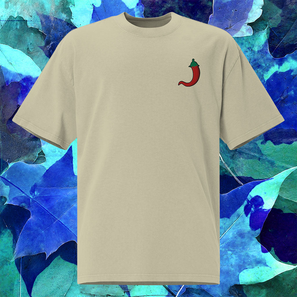 SLIME! Premium Embroidered Tee - Hot Chilli