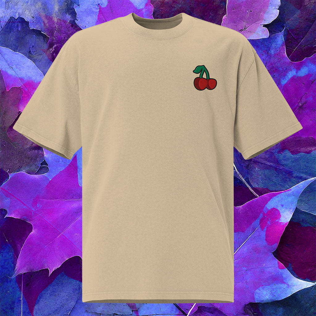 SLIME! Premium Embroidered Tee - Cherry